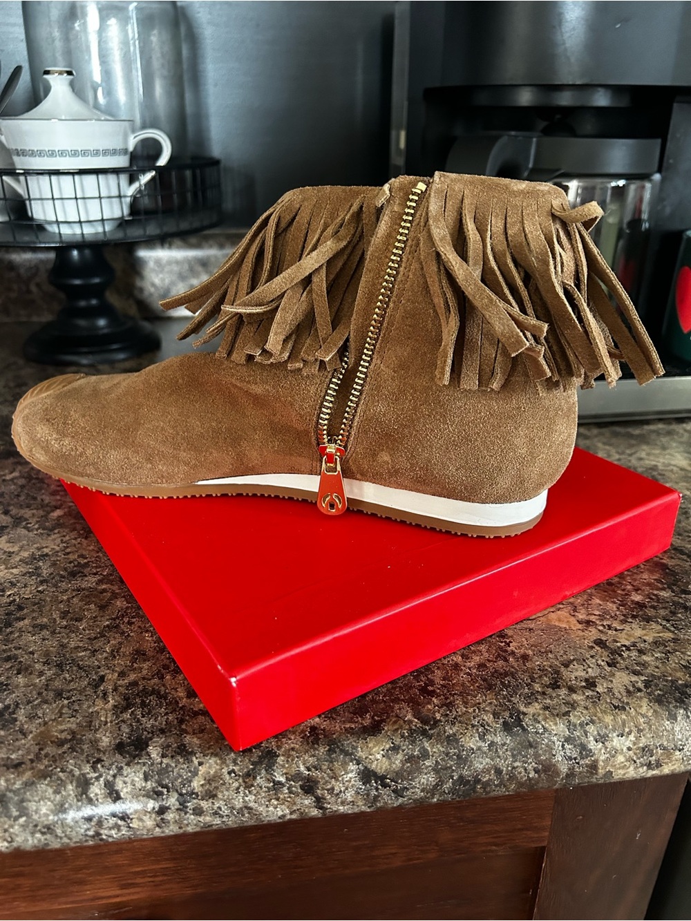 WISHBONE Quinn  Tan Women’s Ankle Booties – Sleek Everyday Style